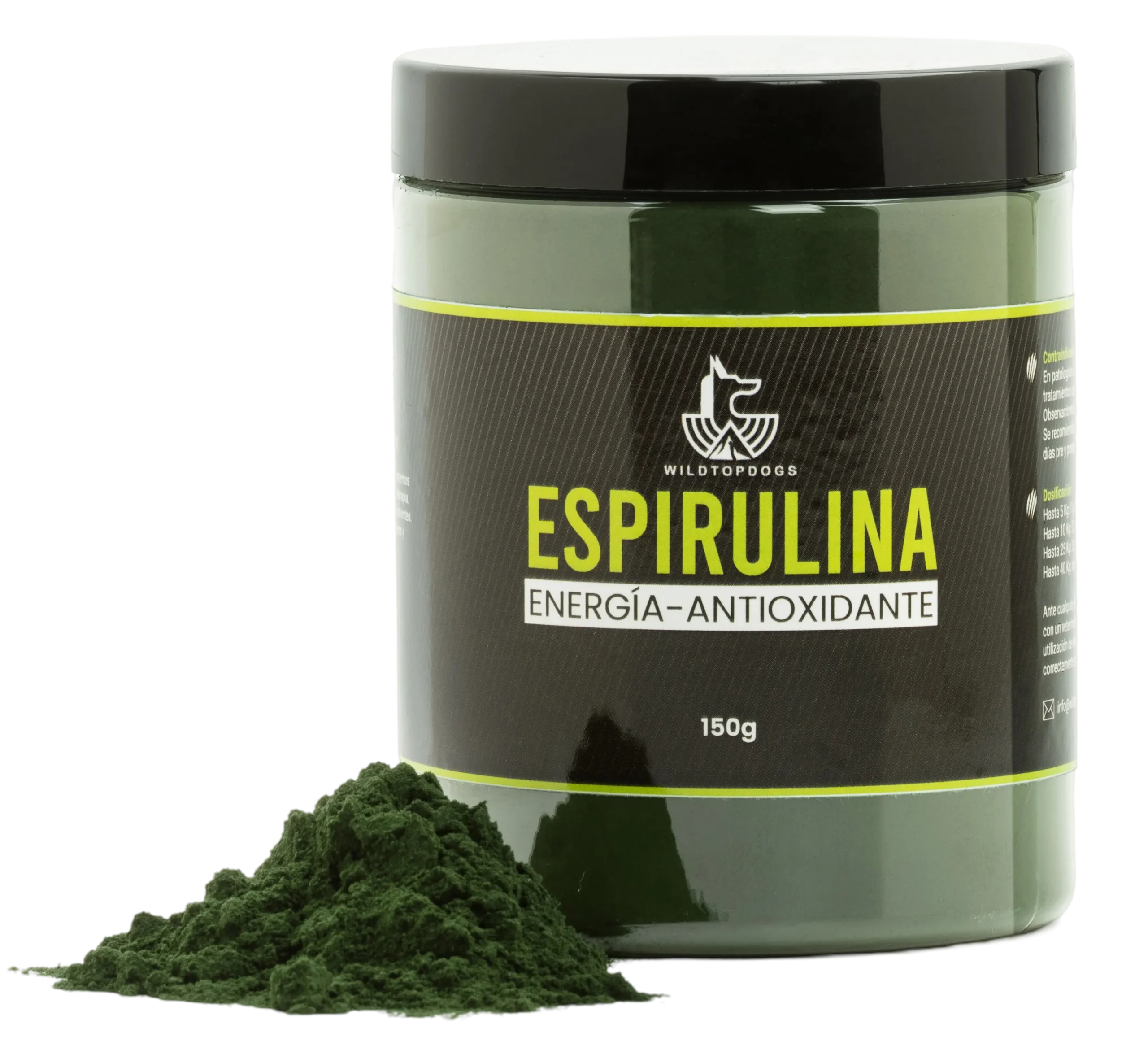 Espirulina y muestra